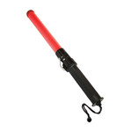 image of PIP Safetygear 935-00 Red Flash Baton - (2) x C Battery Powered - 15.7 in Length - 1.2 in Overall Diameter - 616314-81668