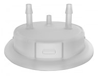 image of Justrite Polypropylene Carboy Cap Adapter - 53 mm Width - 1.9 in Height - 697841-18218