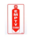 image of Brady Prinzing B-811 Vinyl Rectangle White Chemical Storage Sign - SM573E