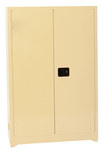 Eagle 1947 45 gal Beige Steel 18 Non-Stackable Cabinet - 18 in Overall Length - 43 in Width - 65 in Height - Lockable - EAGLE 1947-4BEI