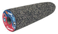image of Weiler Tiger AO Aluminum Oxide Abrasive Cone - Threaded Nut Attachment - 1 in Length - 3/8-24 UNF Center Hole - 68300