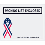image of Packing List Enclosed Envelopes - 5.5 in x 4.5 in - 2 Mil Poly Thick - SHP-8241