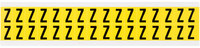 image of Brady 3420-Z Letter Label - Black on Yellow - 9/16 in x 3/4 in - B-498 - 34236