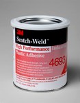 image of 3M Scotch-Weld High Performance 4693 Industrial Plastic Adhesive Light Amber Liquid 1 qt Can - 83759