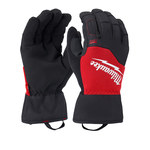 image of Milwaukee SMARTSWIPE Black/Red Large Winter Performance Gloves - 48-73-0032