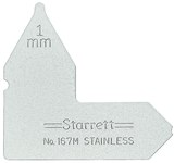 image of Starrett Steel Radius Gauge 167M-1