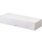 White Stationery Folding Cartons - 10 in x 3.5 in x 2 in - SHP-3194