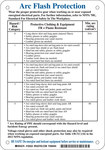 image of Brady B-401 Polystyrene Rectangle Arc Flash Sign - 10 in Width x 7 in Height - 102523
