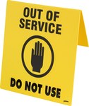 image of Brady Prinzing Rectangle Equipment Safety Sign - 14.2 in Width x 2.75 in Height - SM272E