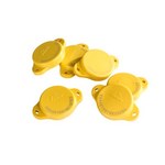image of DBI-SALA i-Safe RFID Tag 9505839, 1 1/2 in x 2.3 in, Thermoplastic, Yellow - 17368