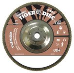 image of Weiler Type 29 Flap Disc 50635 - Aluminum Oxide - 7 in - 80 - Medium