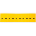 image of Brady 1534-DSH Punctuation Label - Black on Yellow - 7/8 in x 2 1/4 in - B-946 - 15376