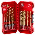 image of Milwaukee SHOCKWAVE Drill Bit Set 48-89-4860 - Titanium Coated