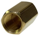 image of Coilhose Hex Coupling K0404-DL - 1/4 in FPT x 1/4 in FPT Thread - 92246