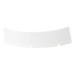 image of Brady M4-90-427 Self-Laminating Wrap Around Labels - 0.75 in x 1.5 in - Vinyl - Black on White, Clear - B-427 - 59172