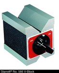 Starrett Dual-Vee Magnetic V-Block - 1 3/4 in Capacity - 566