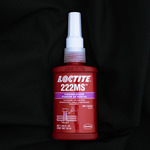 image of Loctite 222MS Purple Threadlocker 22231, IDH:135334 - Low Strength - 50 ml Bottle
