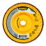 image of Dewalt MAXTRIM Type 27 Flap Disc 61711 - Ceramic - 4 1/2 in - 60