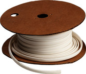 image of Brady Bradymark HSA-64-WT White Polyolefin Continuous Thermal Transfer Printer Heat-Shrink Tubing - 100 ft Length - 0.125 in Min Wire Dia to 0.25 in Max Wire Dia - 662820-03759