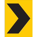 image of Brady B-959 Aluminum Rectangle Yellow Stop Signs, Traffic Control Signs & Banners Sign - 18 in Width x 24 in Height - 113291