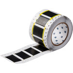 image of Brady Permasleeve 2HT-750-2-BK-S Die-Cut Printer Sleeve - 2 in x 1.25 in - Polyolefin - Black - B-345 - 92237