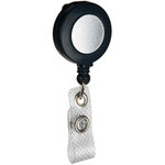 image of Brady Black Retractable Badge Holder 95075 - 754476-95075