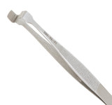 image of Excelta Two Star Wafer Tweezers - Stainless Steel Wafer Tip - 4 3/4 in Length - 390-SA-PI