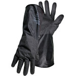 image of PIP Boss Guardian 1UB0007R Black Small Rubber Chemical-Resistant Gloves - 1UB0007RS