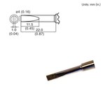 image of Hakko T15-DL4 Soldering Tip - Chisel