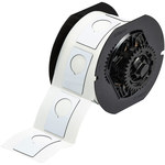 image of Brady B30EP-168-593-WT Die-Cut Printer Label Roll - 1.9 in x 1.2 in - Polyester - White - B-593 - 21145