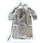 image of Chicago Protective Apparel Medium Aluminized Rayon Heat-Resistant Coat - 50 in Length - 564-AR-50 MD