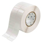 image of Brady THT-37-422-10 Die-Cut Printer Label Roll - 1.5 in x 1/2 in - Polyester - White - B-422 - 62288