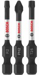 image of Bosch Impact Tough 0 Hex Insert Bit Set ITV203 - Alloy Steel - 2 in Length - 63852