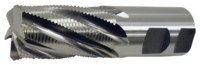 image of Cleveland End Mill C30733 - 3/16 in - M42 High-Speed Steel - 8% Cobalt - 4 Flute - 3/8 in Straight w/ Weldon Flats Shank