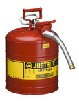 image of Justrite Accuflow Safety Can 7250130 - Red