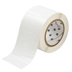 image of Brady THT-3-422-10 Die-Cut Printer Label Roll - 1 in x 0.375 in - Polyester - White - B-422 - 62280