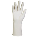 image of Kimberly-Clark Kimtech G3 White Large Disposable Gloves - 12 in Length - Rough Finish - 56883