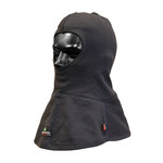 image of PIP Flamesafe 385-HDFR-13 Blue Universal Cotton/Nylon Arc Flash Balaclava Hood - 32.4 cal/cm² Protection Value - 10.5 in Width - 17.25 in Height - 013964-24781