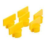 image of Brady B-900 Polyethylene Sign Mounting Adapters - 1 3/4 in Length - 80961