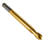 image of Precision Twist Drill Jobber 1/4 in SPRG-120 Spotting Drill 6000166 - Right Hand Cut - TiN Finish - 4 in Overall Length - 3/4 in Flute - High-Speed Steel