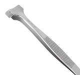 image of Excelta Two Star Wafer Tweezers - Stainless Steel Wafer Tip - 5 in Length - 490-SA-PI