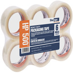 image of Shurtape HP 500 Clear Packaging Tape - 48 mm Width x 50 m Length - 3 mil Thick - SHURTAPE 207831