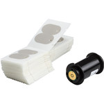 image of Brady PTL-111-145-GY Die-Cut Printer Label Roll - 1.206 in x 0.758 in - Polyethylene - Gray - B-145 - 80913
