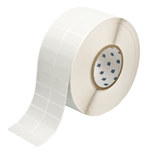 image of Brady THT-6-438-10 Die-Cut Printer Label Roll - 1.5 in x 3/4 in - Polyester - Silver - B-438 - 20888