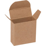 image of Kraft Reverse Tuck Folding Cartons - 0.875 in x 2.125 in x 2.125 in - 3216