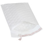 Shipping Supply Jiffy Tuffgard Extreme White Bubble Lined Poly Mailers - 12 in x 8 1/2 in - SHP-13373