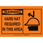 image of Brady Rectangle Orange PPE Sign - 46745