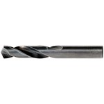 image of Irwin 1/2 in Screw Machine Length Drill Bit - Split 135° Point - Right Hand Cut - 3 3/4 in Overall Length - High-Speed Steel - IRWIN 30132ZR; DRL 1/2 SMLF 135' BLK OX Shank