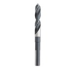 image of Irwin 9/16 in Reduced Shank Drill Bit 91136 - Black Oxide Finish - 6 in Overall Length - 3 in Flute - M7 High-Speed Steel - 3-Flatted Shank