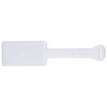 image of Menda White ID Tag Holder - 3 1/8 in Overall Length - 1 3/4 in Width - MENDA 35096